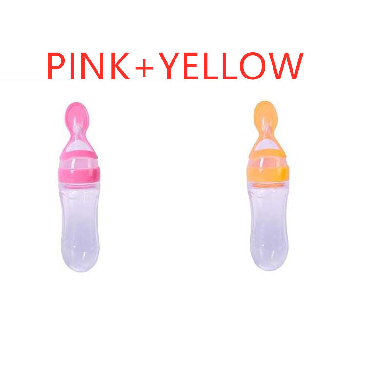 Silicone Training Rice Spoon, Infant Cereal Food Supplement, Safe Feeder