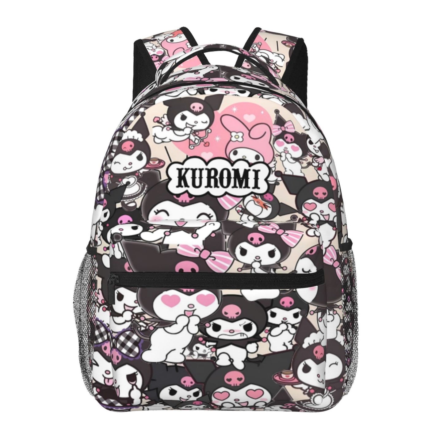 Cute Kawaii Backpack for Kids, Cartoon Anime Backpack Casual Large Capacity Laptop School Bag 17in Backpack Gift for Boys Girls
