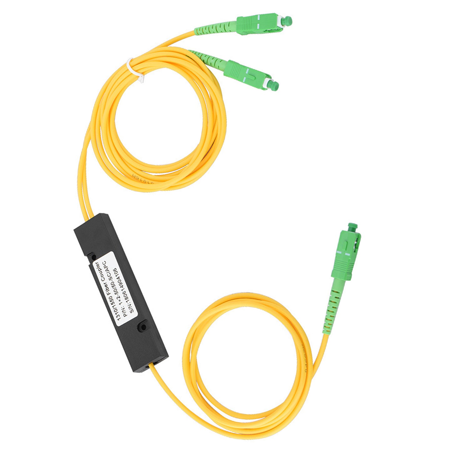 SC 1X2 PLC Singlemode Fiber Optical Splitter SC/UPC PCL Splitter