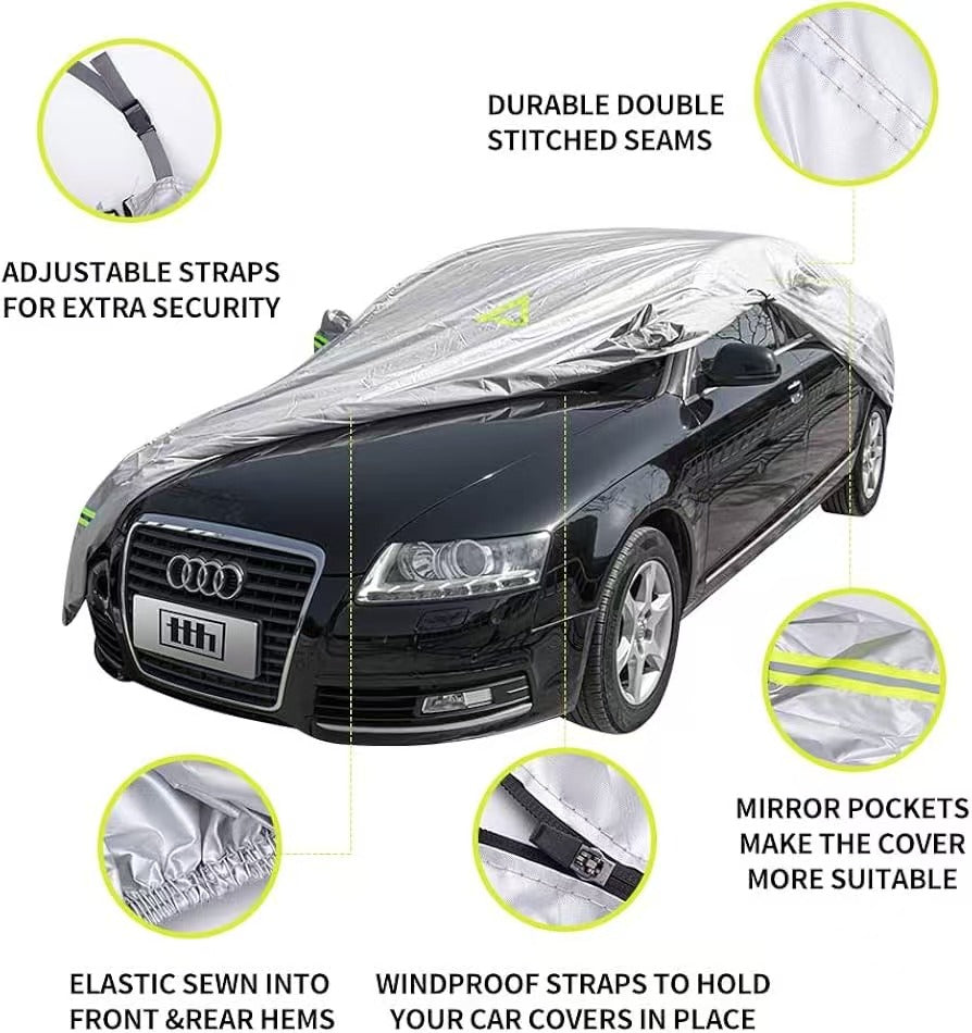 Used for two door cars (sports cars)Car Cover Outdoor Car Cover Compatible with  Breathable Waterproof Car Cover Car Covers Rainproof Car Pr