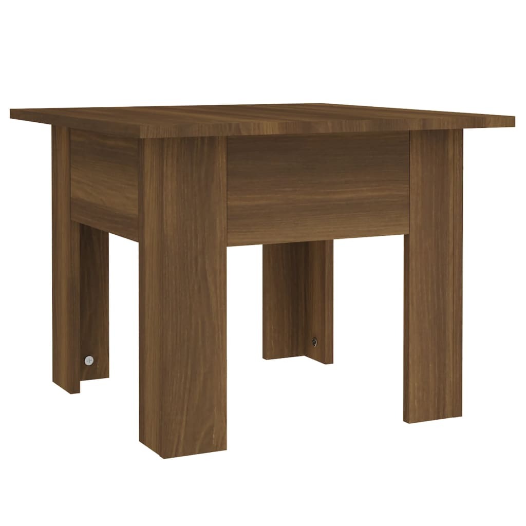 Coffee Table Brown Oak Engineered Wood Small Durable