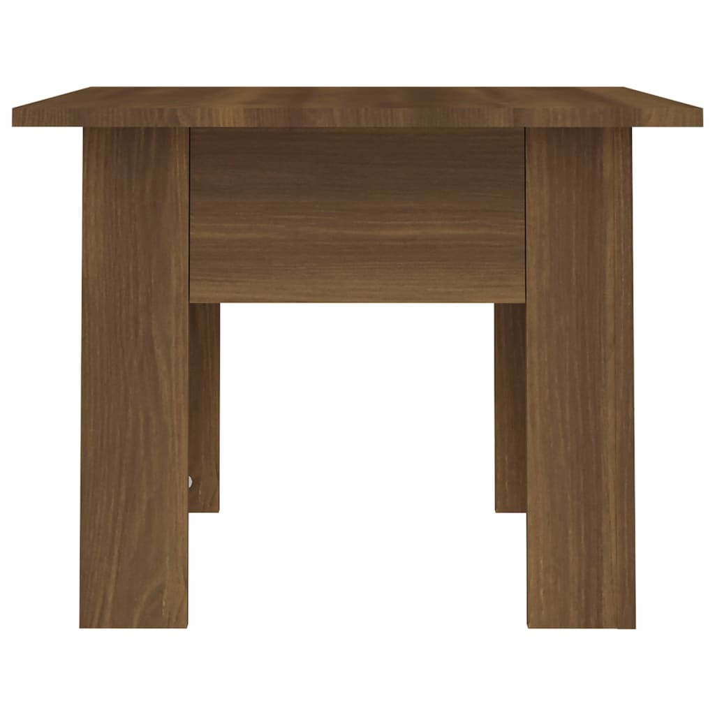 Coffee Table Brown Oak Engineered Wood Small Durable