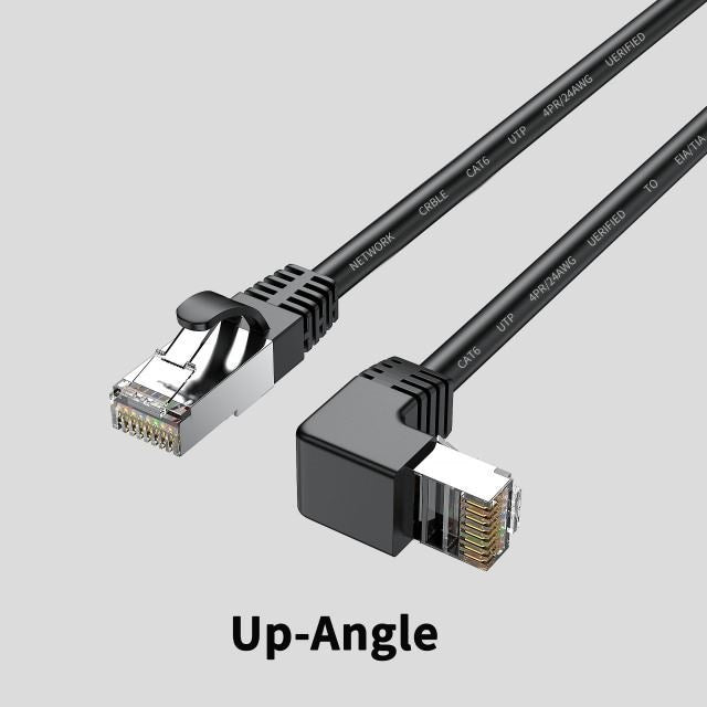 Cat6 Ethernet Cable RJ45 Right Angle UTP Network Cable Patch