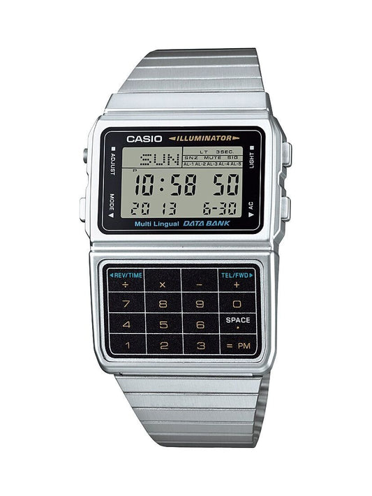 Casio Men's Stainless 8 Digit Calculator Watch