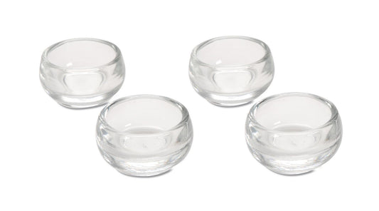 1029 31 Glass Tealight Holder Bowl Shape 2 Inches