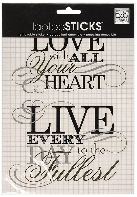 Me and My Big Ideas Laptop Removable Sticker Rock