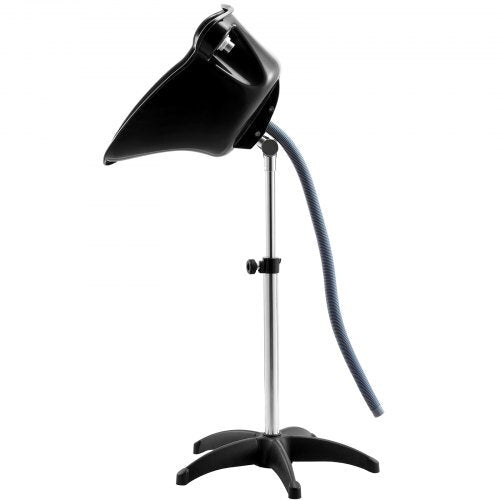 Portable Shampoo Bowl, Deep Shampoo Sink with Adjustable Height & Angle, Includes Drain Hose, Shower Head, Lightweight Hair Wash Basin for Barber Salon Spa Center & Home Use, Black