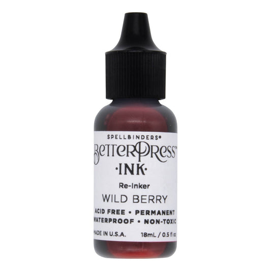 Spellbinders BetterPress Ink Reinker Wild Berry