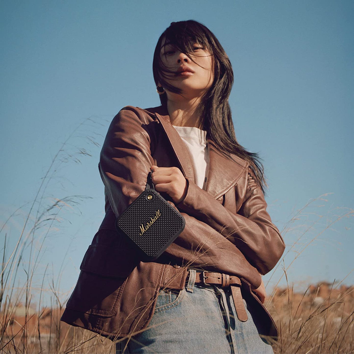 Marshall Willen Wireless Speaker Bluetooth Outdoor Waterproof Callable Portable Speaker Black