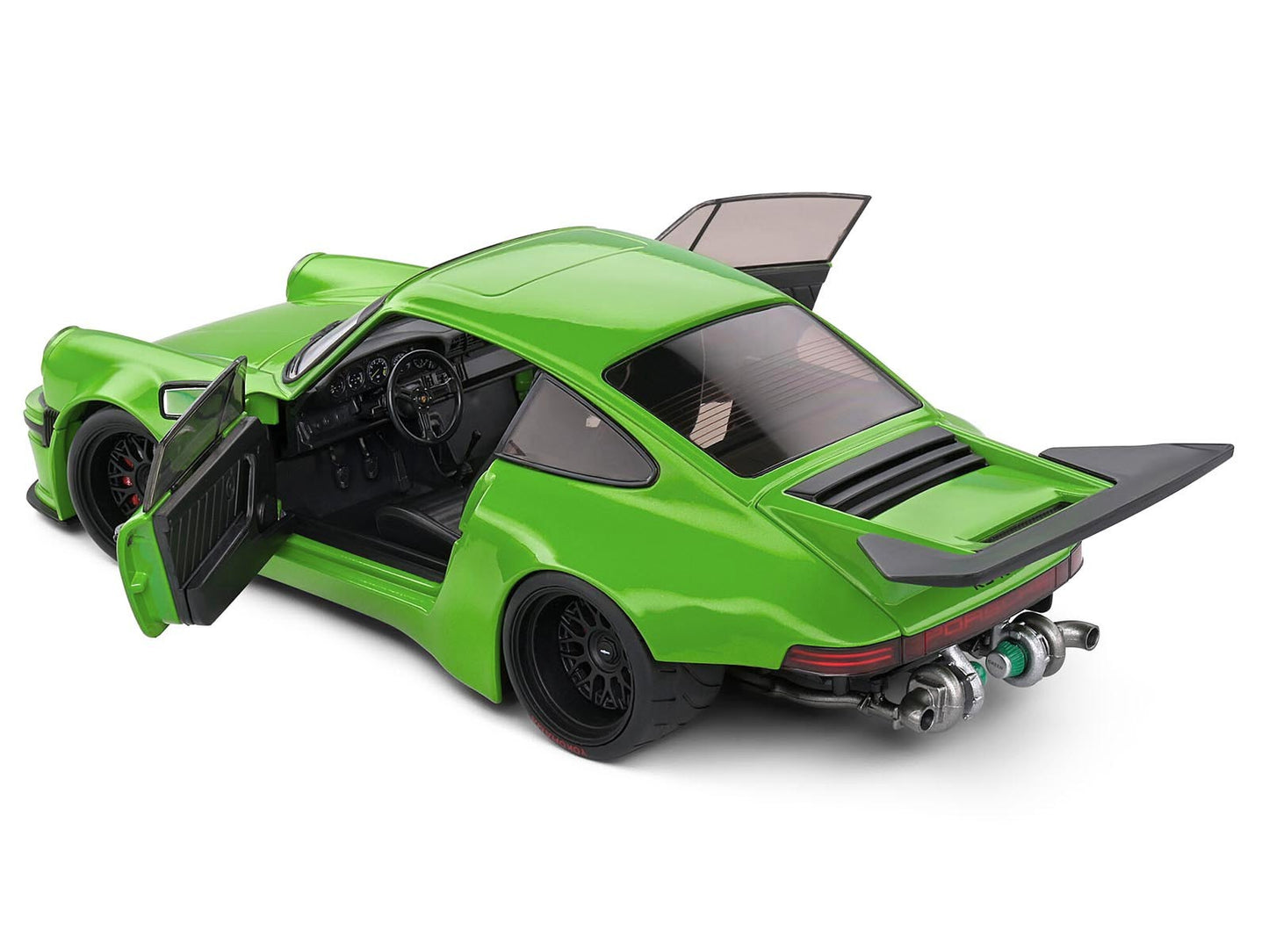 2022 Porsche 911 KS-R Green Metallic 1/18 Diecast Model Car by Solido