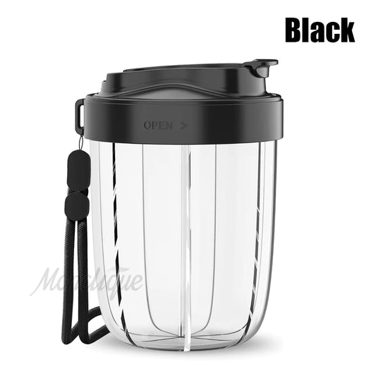 7 Grids Large Pill Cup Bottle Organizer Supplement Organizer for Holding 7 Various Vitamins Travel Pill Case Box Straw Container - Color Black