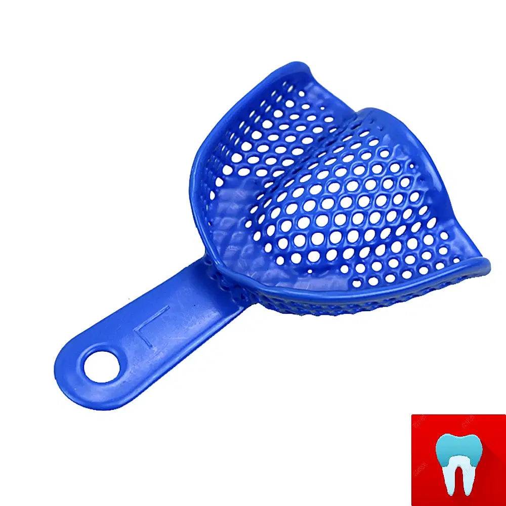 Color: green - Dental Impressions Tray Plastic-Steel Teeth Holders Dentistry Instrument Oral Hygiene Dentist Materials Dental Trays Tools