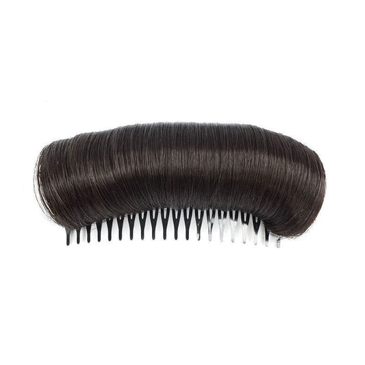 Wig Cushion Stable Hair Roots Volumizing Fiber Insert Comb Invisible Fluffy Hair Pad Female Heightening Artifact Hairstyle Tool - Color D dark brown