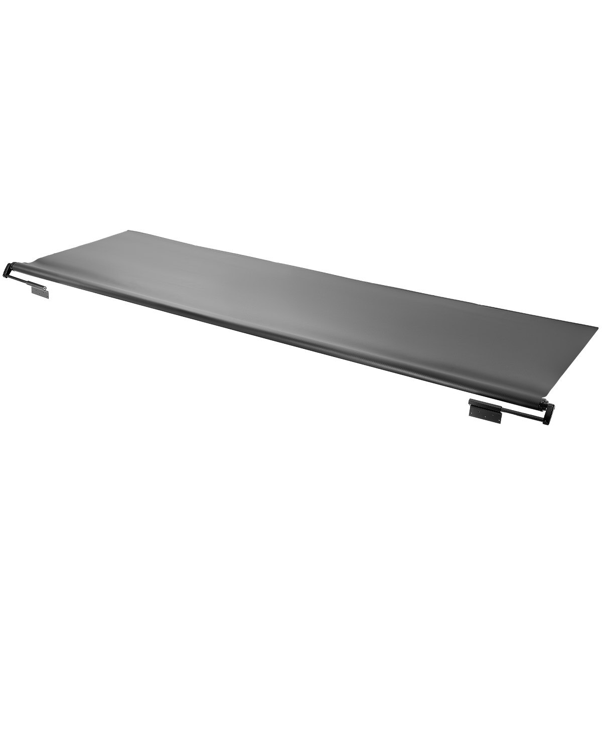 Camper Awning Fabric Replacement, 1" to 13', Weatherproof Durable Slide Topper Awning with Bracket, Heavy Duty Slide Topper Awning with Stainless Steel Material, Fit for RV & Motorhome(Black)