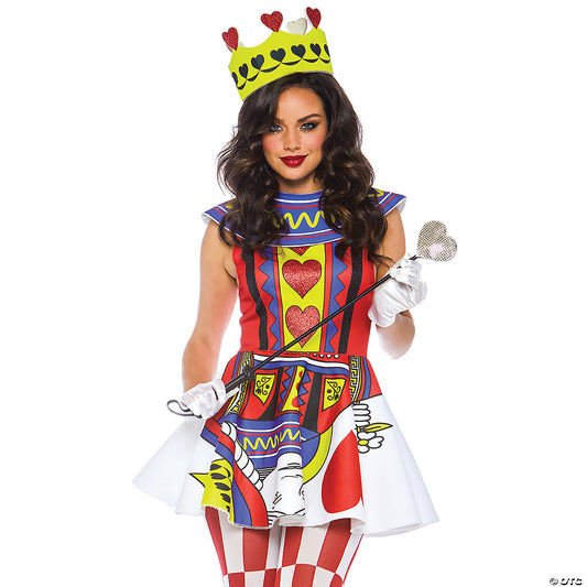 Women's card queen costume