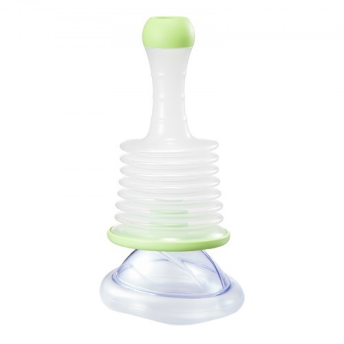 Choking Rescue Device, Portable Airway Clear Anti Choking Suction Device with 2 Multi-size Masks and 1 Storage Bag, First Aid Kit for Removing Blocked Objects, for Home, School, Travel