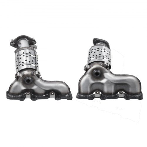 Catalytic Converter, 2 Pack, Compatible with Ford Police Interceptor Sedan Explorer FLEX Police Interceptor Utility Taurus/Lincoln MKS MKT MKZ, 3.5L V6, Front, Left, Right, Replacement OE 30585