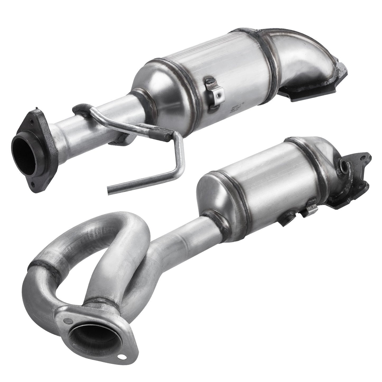 Catalytic Converter, 2 Pack, Compatible with 2012-2017 Jeep Wrangler 3.6L V6, Front, Replacement OE 641511, Stainless Steel Material High Flow Catalytic Converter, for Exhaust Gas Purification