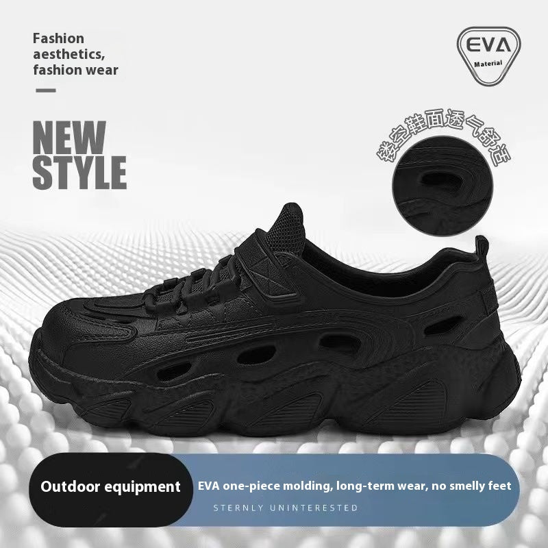 Men's Hole Shoes Thick-soled Beach Fishing Sandals