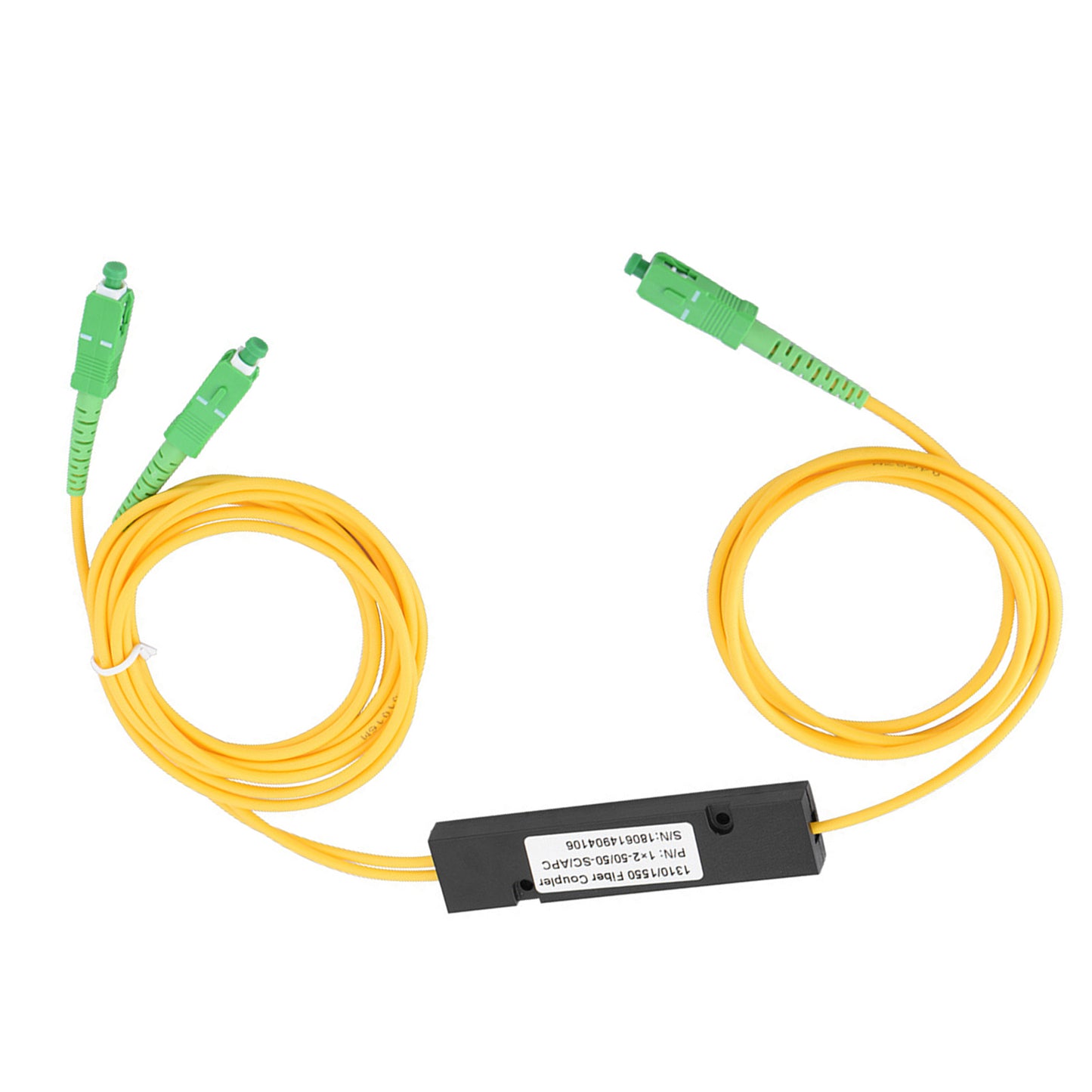 SC 1X2 PLC Singlemode Fiber Optical Splitter SC/UPC PCL Splitter