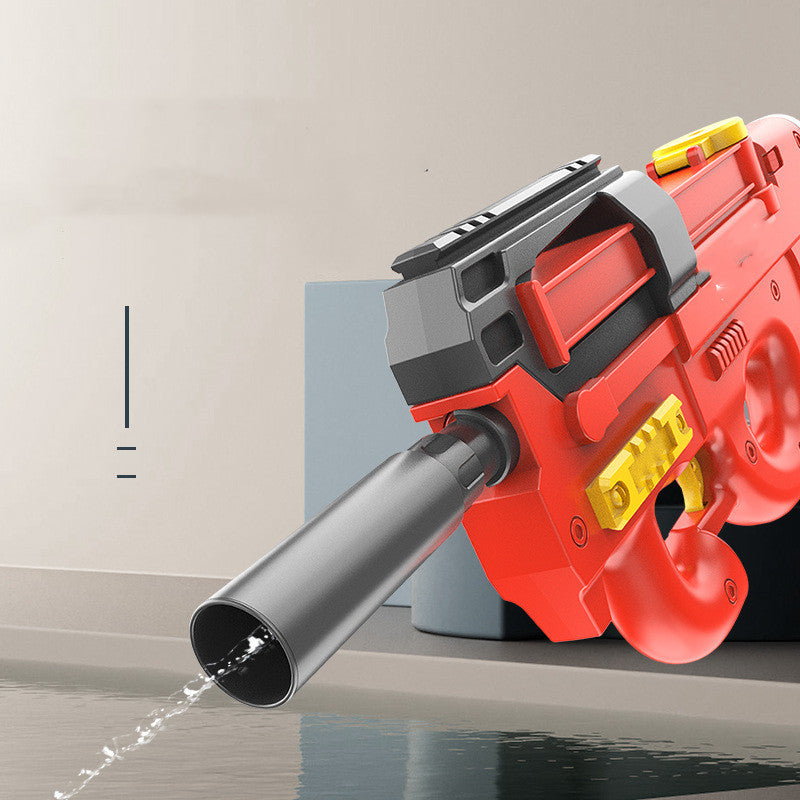 New P90 Electric Water Gun High-Tech Kids Toys Outdoor Beach Pool Large Capacity Summer Gel Blasting Water Gun For Adults