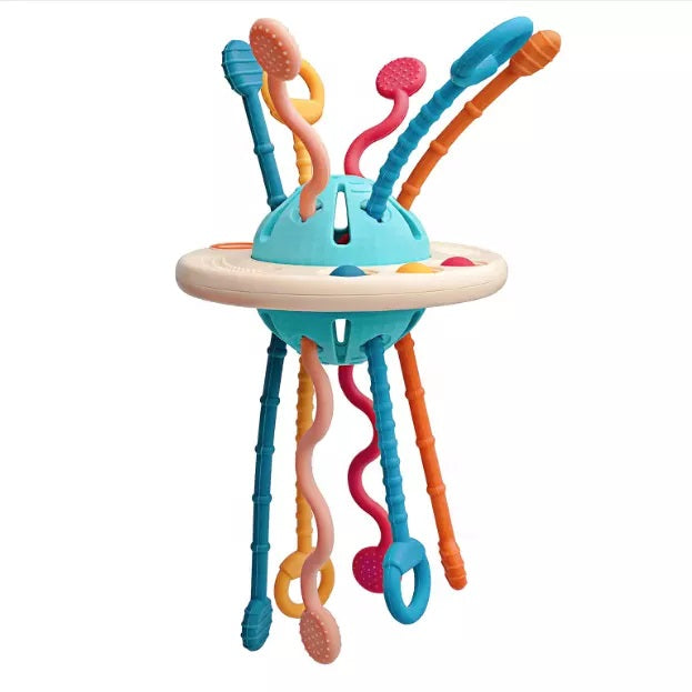 Educational Pull String Toy Funny Sensory Toys Montessori Pull String Travel Toys for Kids