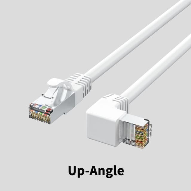 Cat6 Ethernet Cable RJ45 Right Angle UTP Network Cable Patch