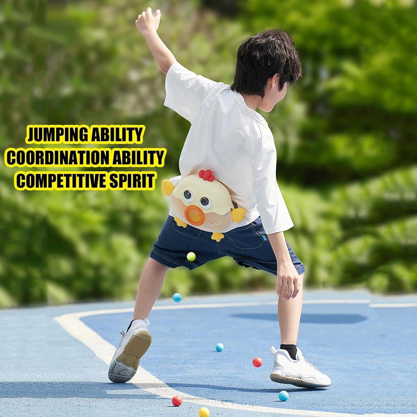 Shaking Balls Game Set  Animal Shape Shaking Swing Ball Game Box Outdoor Fun Indoor Sports Game for All Ages Family Gathering