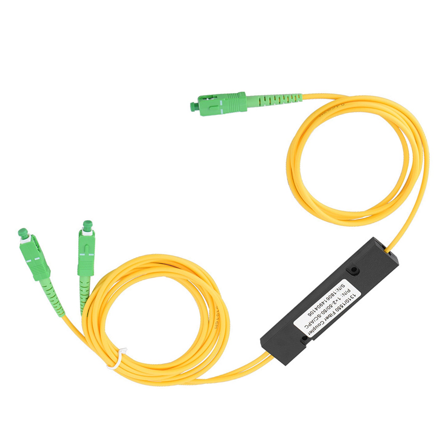 SC 1X2 PLC Singlemode Fiber Optical Splitter SC/UPC PCL Splitter